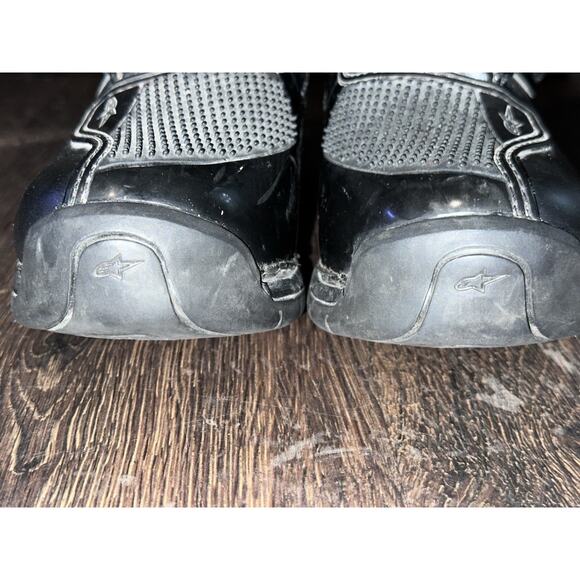 Alpinestars Youth Tech 3s Kids Motocross Dirt Bike Boots Kids Size 4 Black